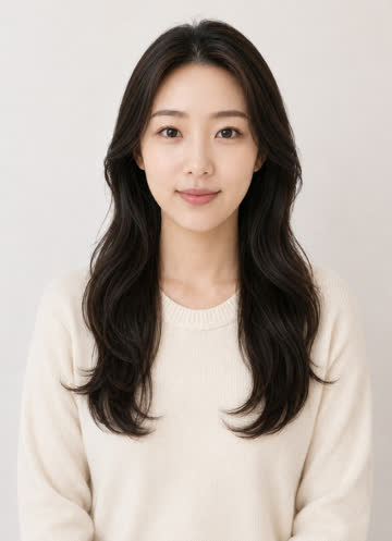 롱 레이어드 웨이브